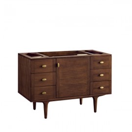 Amberly 48" Mid-Century Walnut (Vanity Only Pricing)